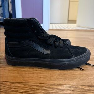 Vans Blacked out High-Top Sneakers